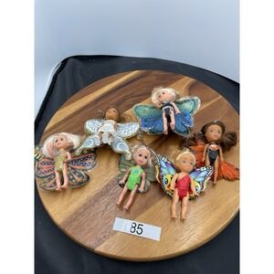 Lot Of 6 VNTG Butterfly Dolls